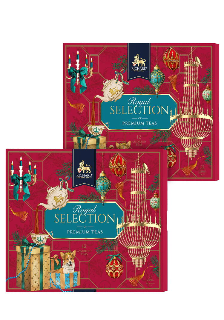 Ассорти чаёв Королевская коллекция, 2 шт. шир.  750, рис. 1