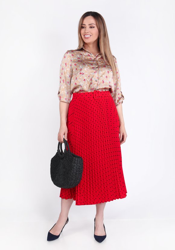 Блуза Цветочный танец шир.  580, рис. 3