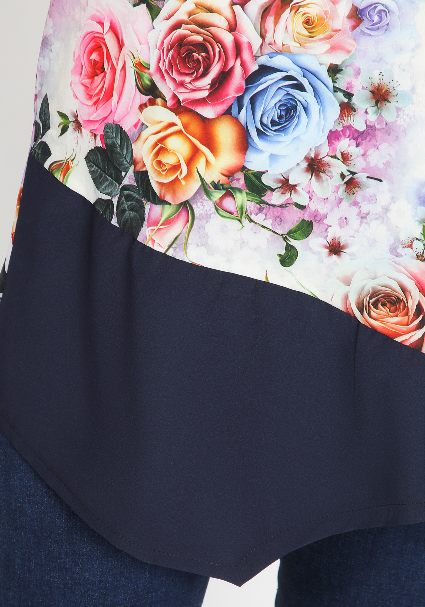 Блуза женская "Букет цветов", размер 52 - фото 5
