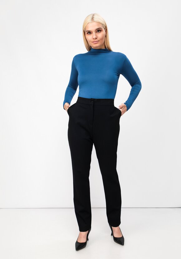 Брюки классические с карманами Моника шир.  580, рис. 7