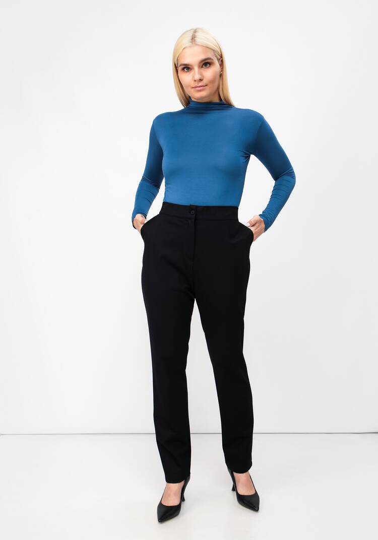 Брюки классические с карманами Моника шир.  750, рис. 7