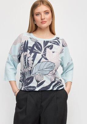 Блуза с цветочным принтом Амелия