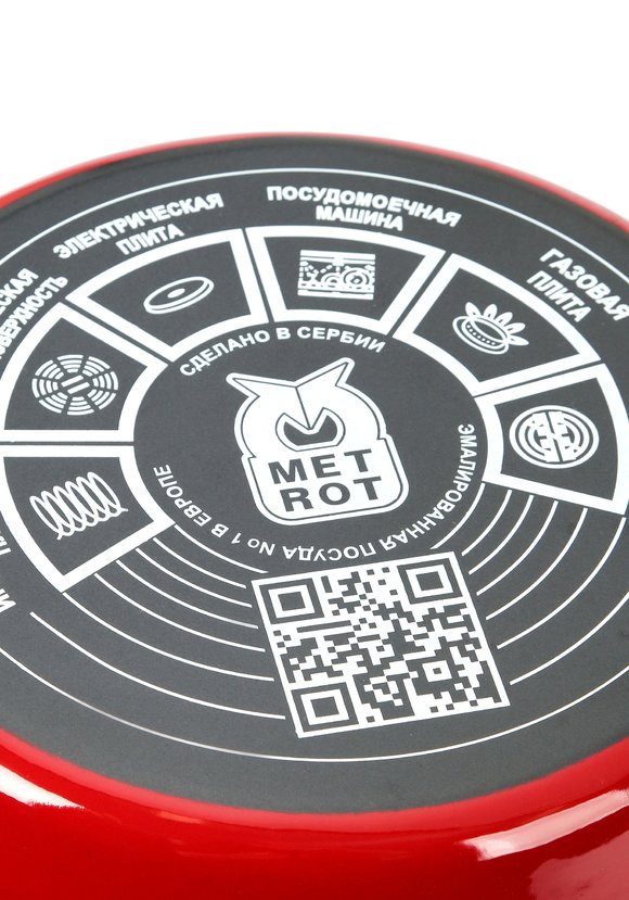 Эмалированная кастрюля Эдем шир.  580, рис. 7