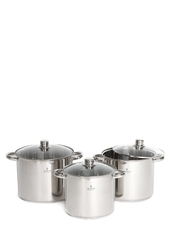 Набор кастрюль со стеклянными крышками шир.  580, рис. 1