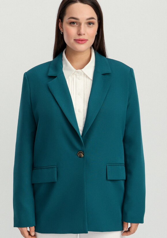 Пиджак однобортный на подкладке шир.  580, рис. 23