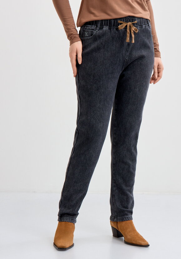 Джинсы на резинке, утепленные Альбина шир.  580, рис. 7