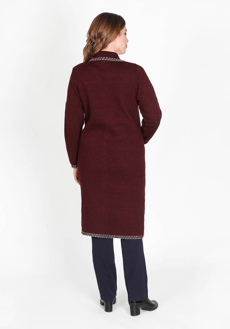 Пальто Алсутрикотажное с содержанием шерсти шир.  750, рис. 3