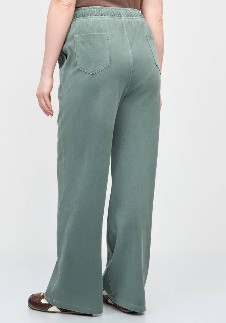 Брюки прямые от бедра с комфортным поясом шир.  750, рис. 8