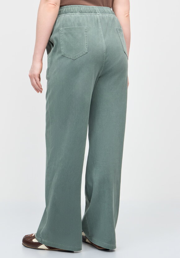 Брюки прямые от бедра с комфортным поясом шир.  580, рис. 8