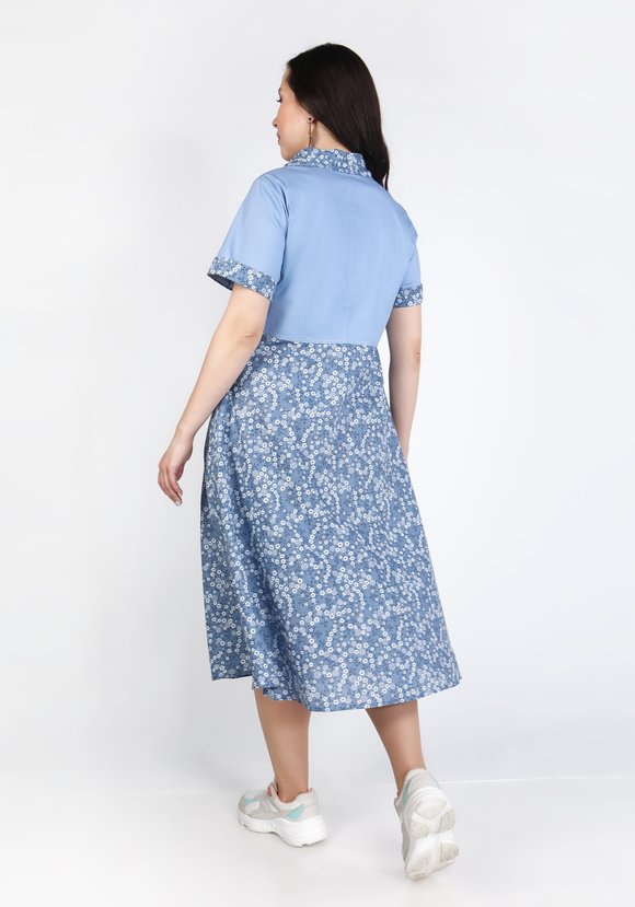 Платье в стиле сафари шир.  580, рис. 5