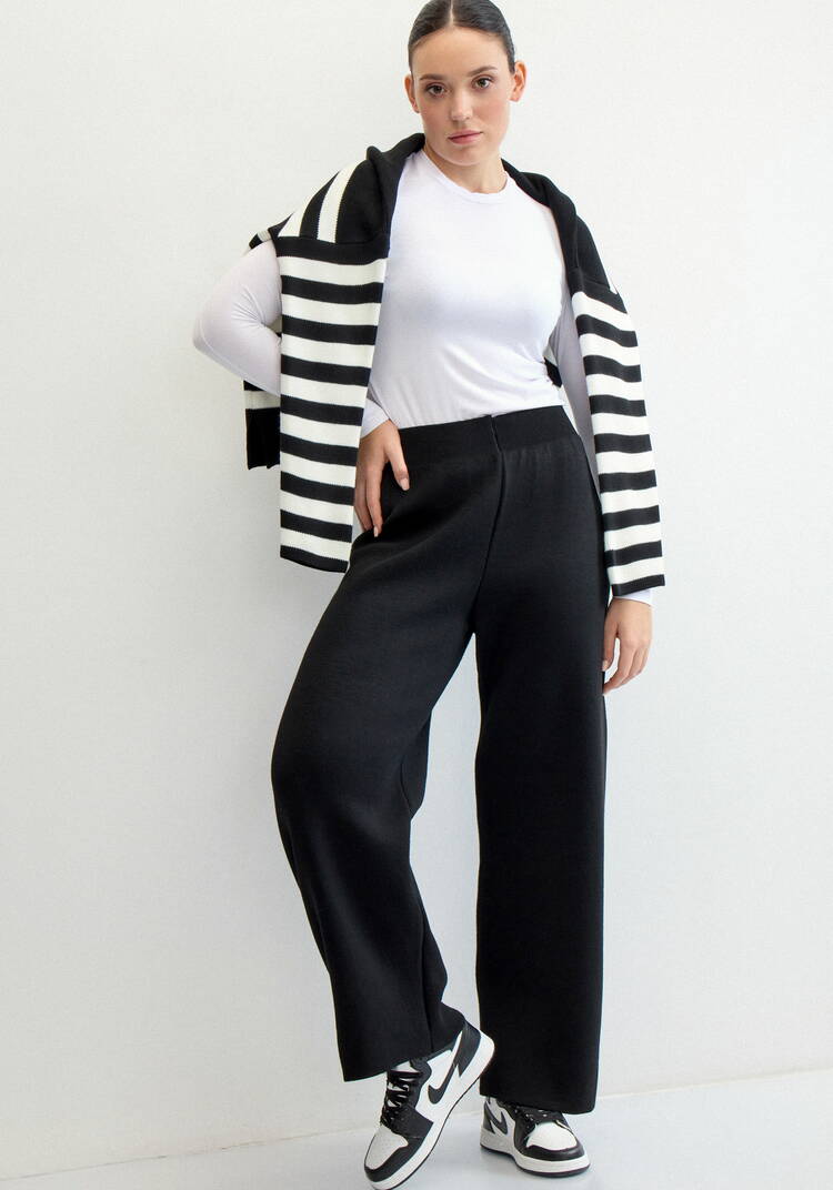 Брюки свободного кроя палаццо шир.  750, рис. 7