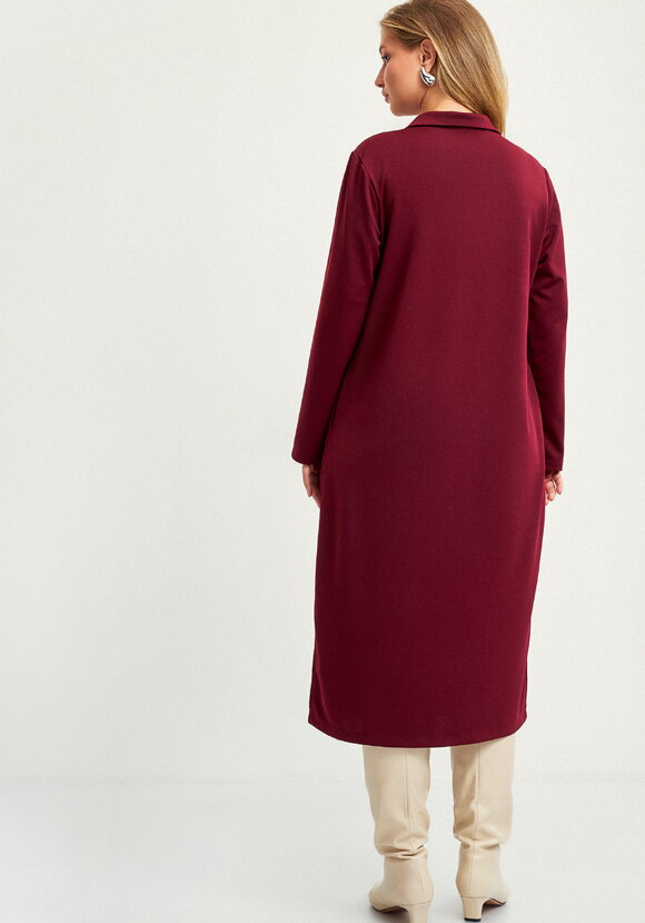 Платье с разрезами по бокам и карманами шир.  580, рис. 12