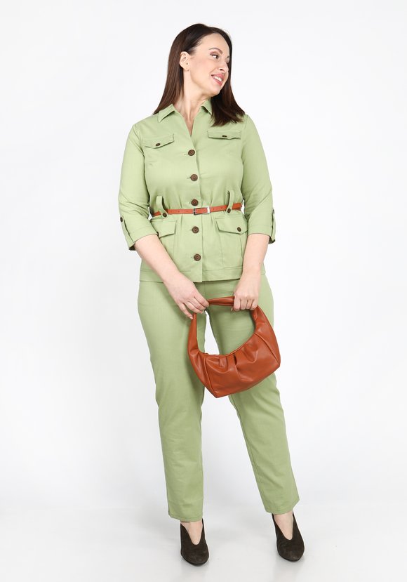 Жакет в стиле сафари Николь шир.  580, рис. 19