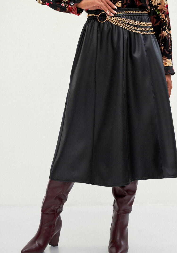 Юбка А-образного кроя трикотажная шир.  750, рис. 9