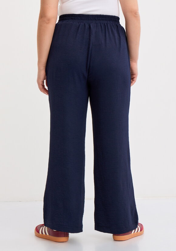 Брюки широкие на резинке по талии шир.  580, рис. 3