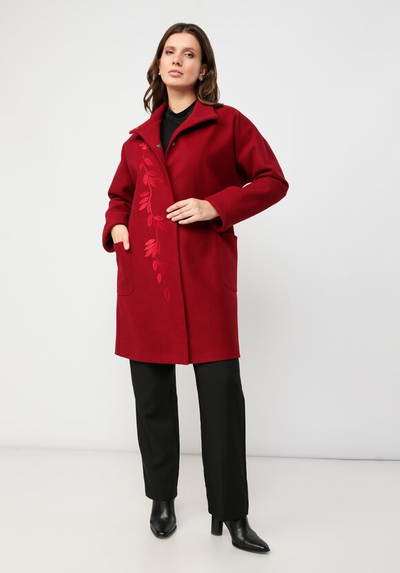 Пальто с вышивкой шир.  580, рис. 17