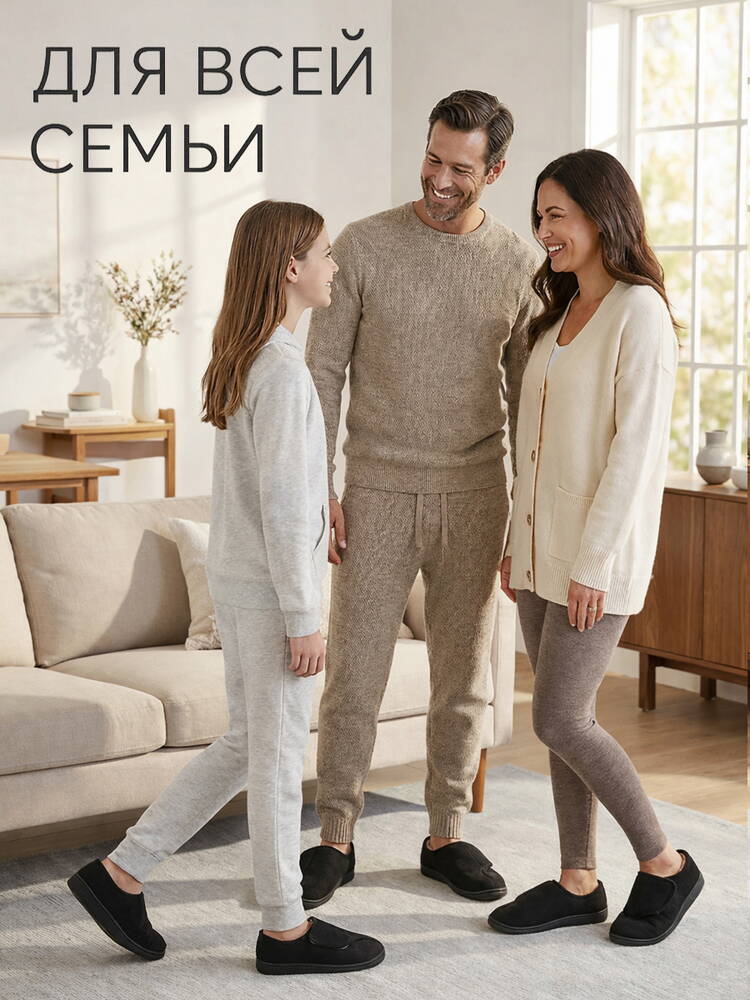 Тапочки на липучках Уют шир.  750, рис. 4