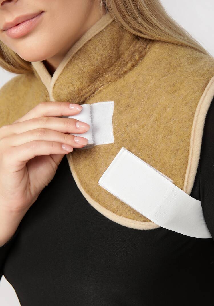 карманная одежда. купить лечебный воротник согревающий из овчины. манишка мужская. воротник из шерсти. согревающие воротники.