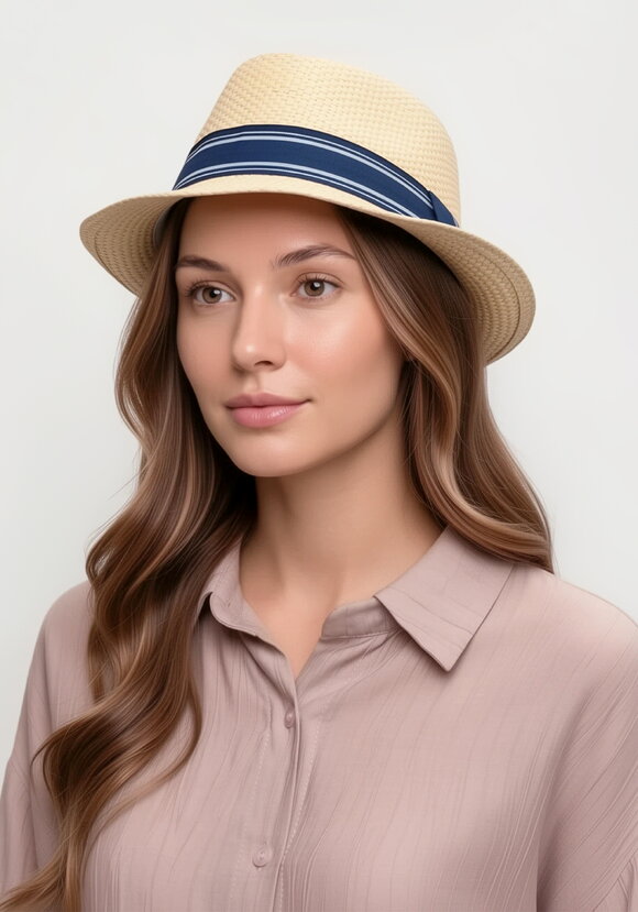 Шляпа соломенная Мия шир.  580, рис. 1