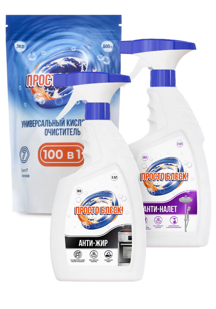 Спрей для удаления жира Просто блеск шир.  750, рис. 6