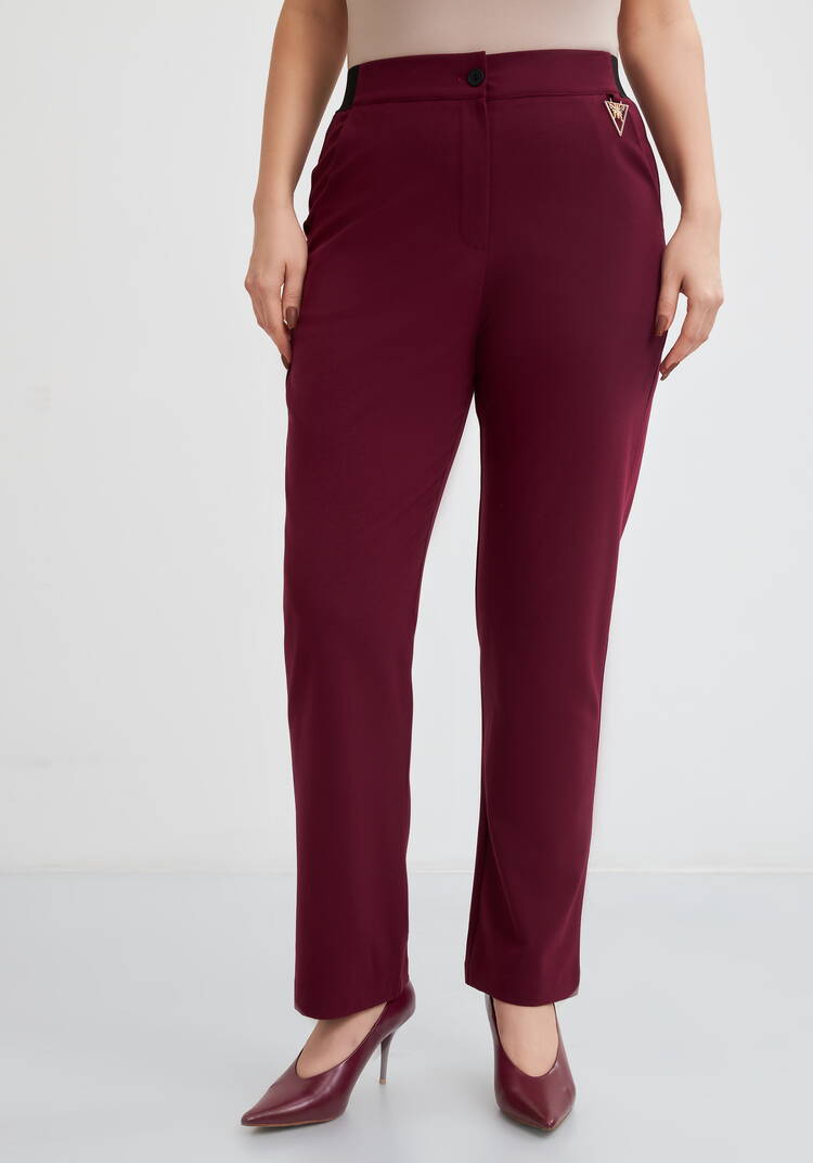 Брюки прямые с декором София шир.  750, рис. 16