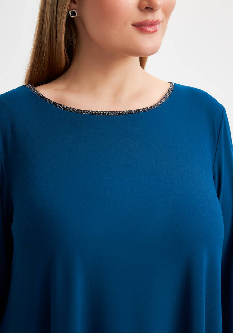 Платье с тесьмой из страз шир.  750, рис. 10