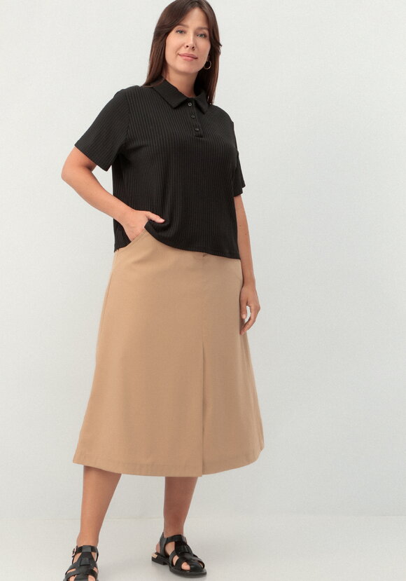 Поло с коротким рукавом из ткани лапша шир.  580, рис. 2