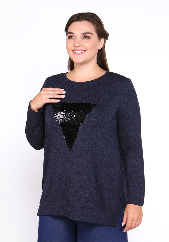 Джемпер Блестящая Искра шир.  580, рис. 3