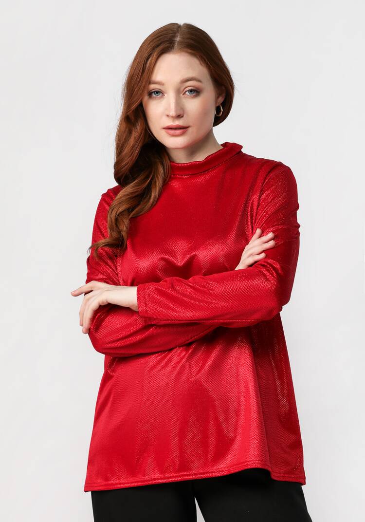 Водолазка с люрексом шир.  750, рис. 6