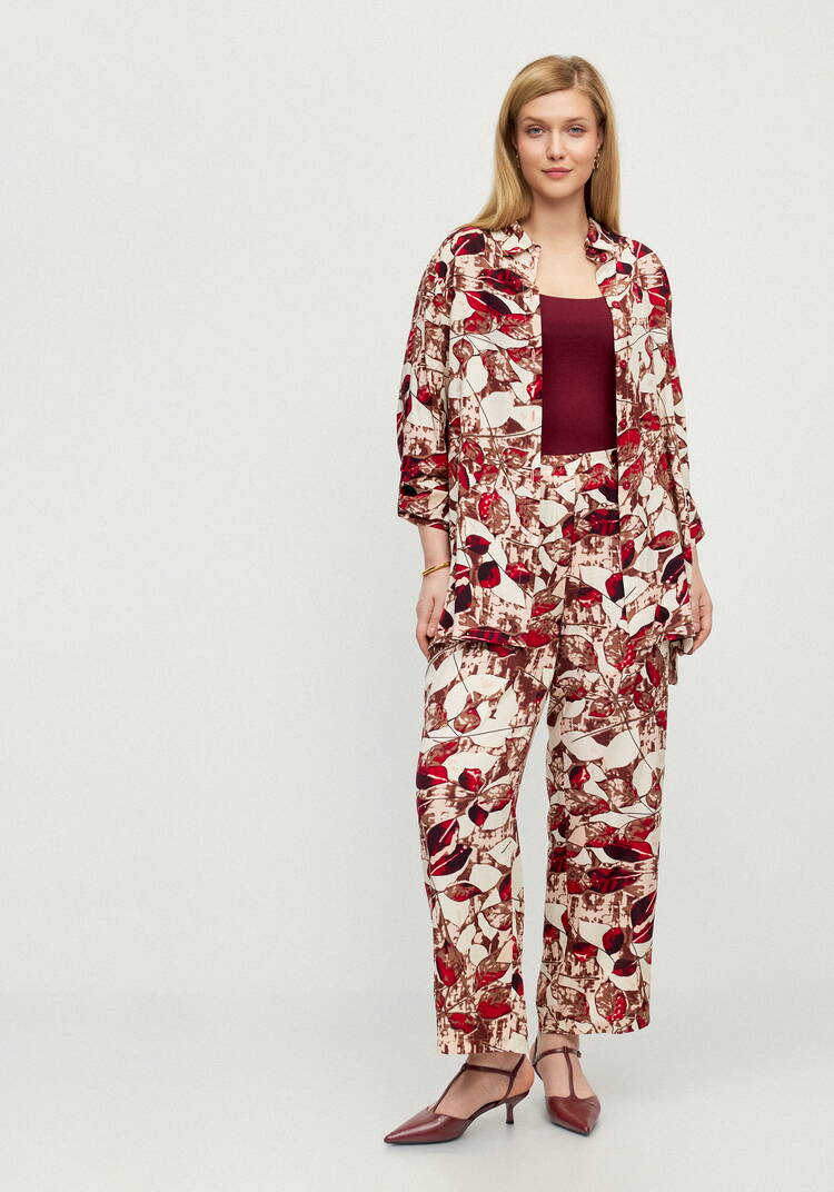 Брюки Калейдоскоп лепестков шир.  750, рис. 19