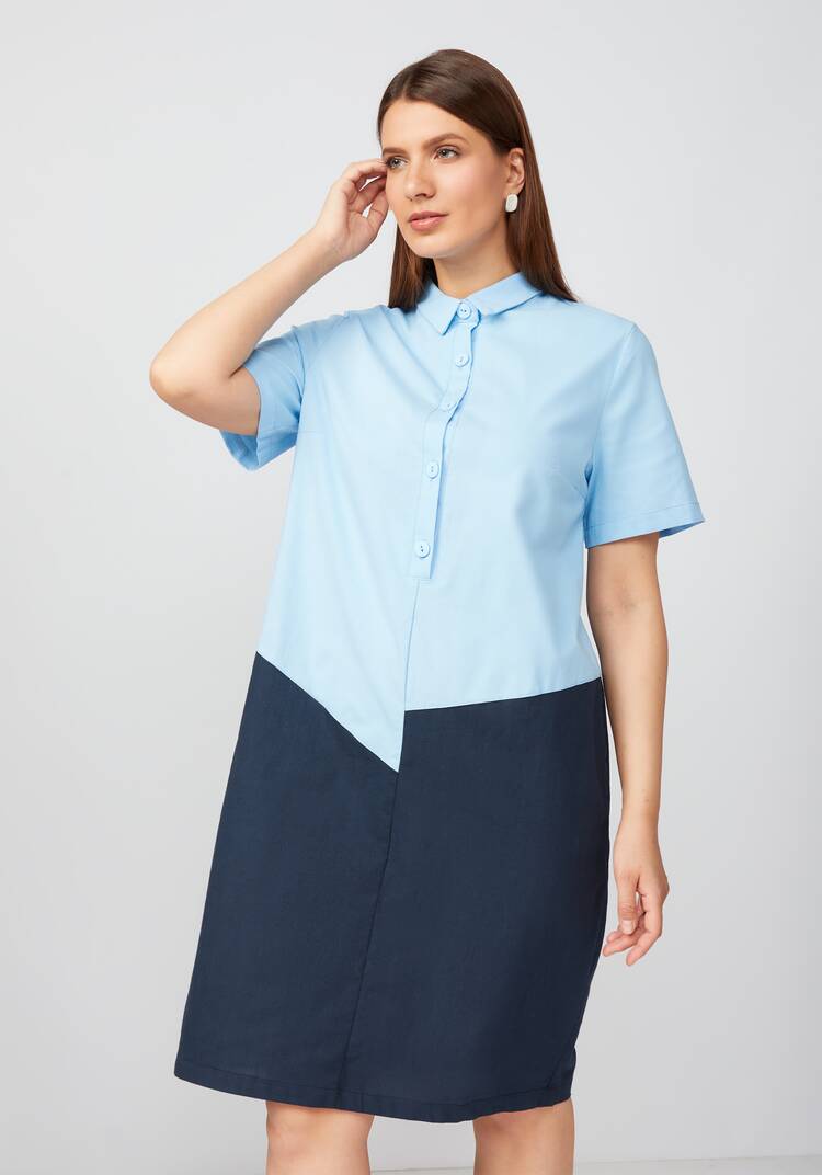 Платье Свободный силуэт шир.  750, рис. 6