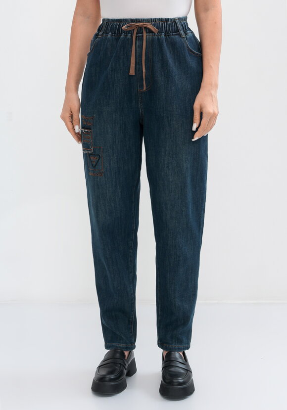 Джинсы Георгина шир.  580, рис. 4