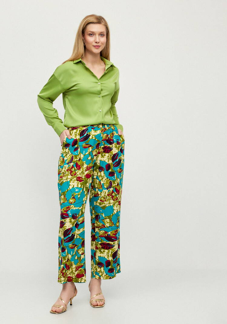 Брюки Калейдоскоп лепестков шир.  750, рис. 25