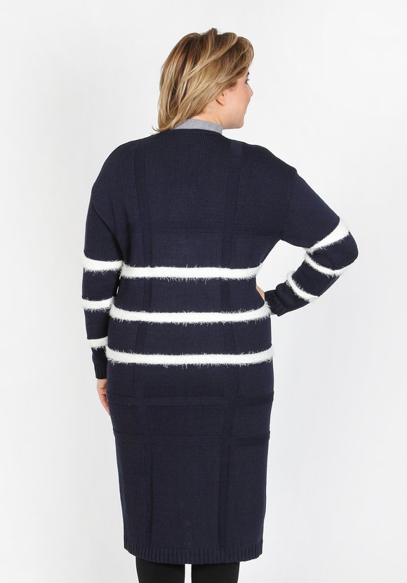 Кардиган удлиненный Селин шир.  580, рис. 5