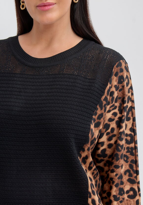 Джемпер Летучая мышь с принтом шир.  580, рис. 5