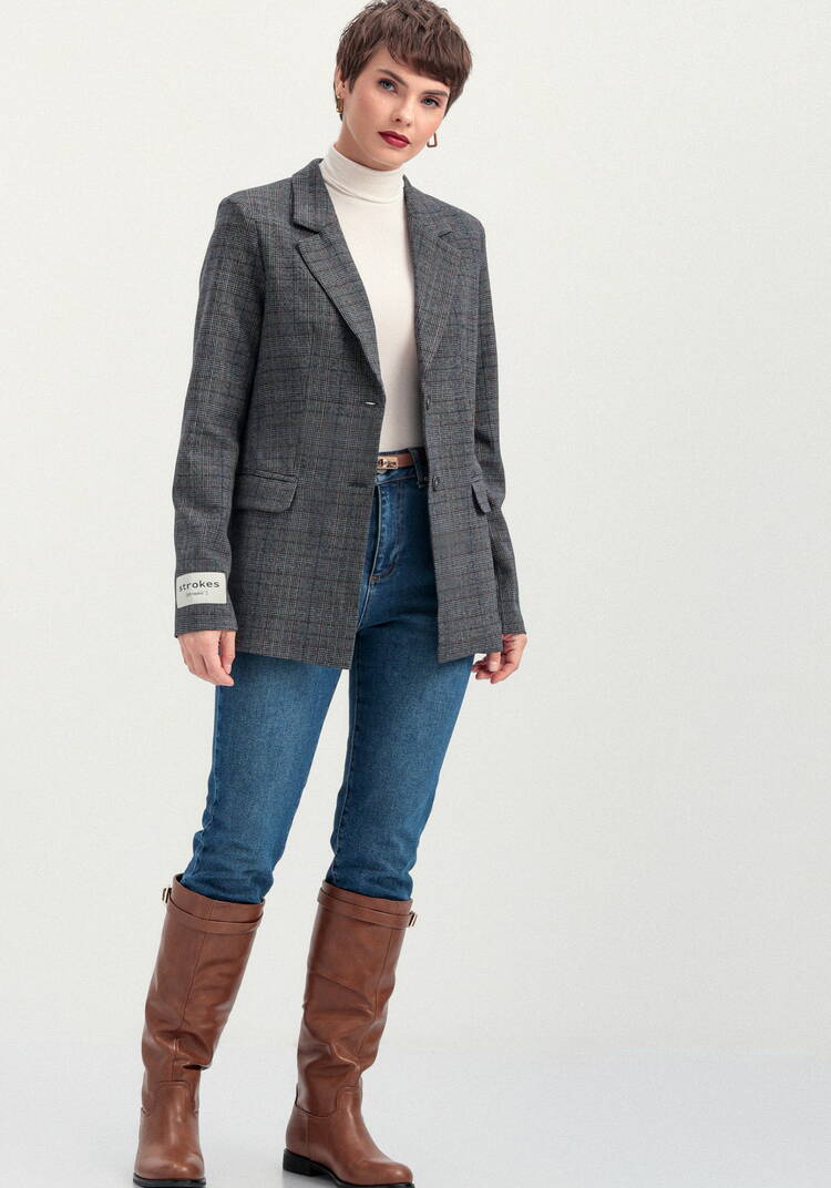 Пиджак с нашивкой на рукаве шир.  750, рис. 8