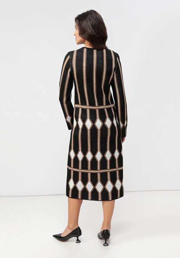 Платье с рисунком ромб шир.  580, рис. 2