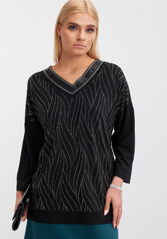 Блуза Изящные линии шир.  580, рис. 1