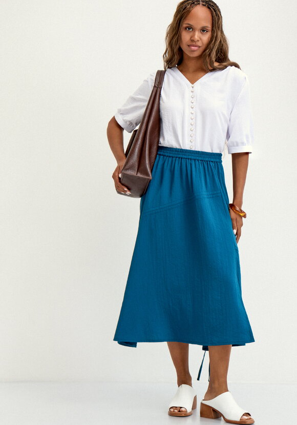 Юбка с декоративной сборкой шир.  580, рис. 15