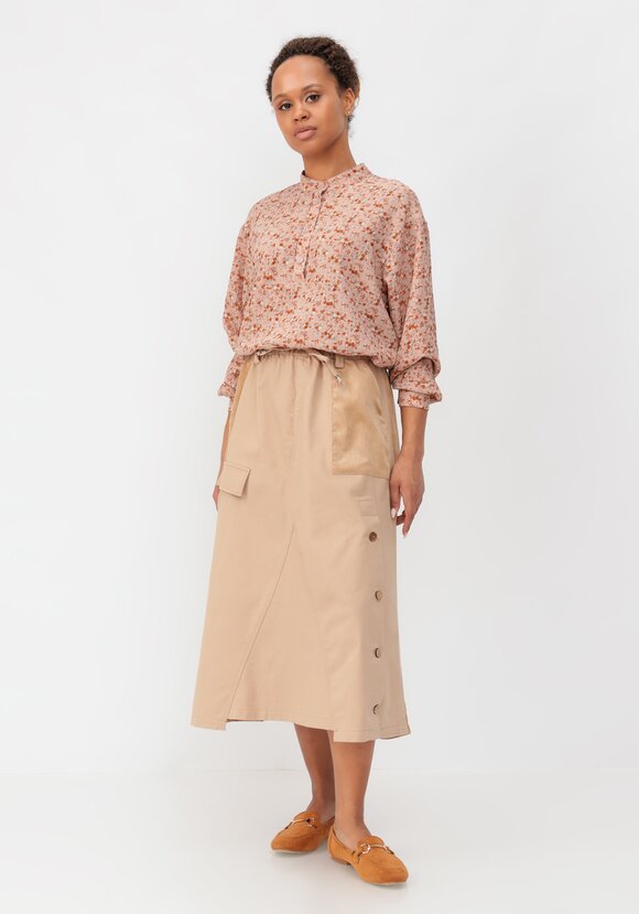 Юбка оригинального кроя с резинкой на поясе шир.  580, рис. 2