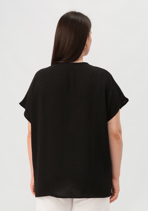 Блуза базовая со спущенной линией плеча шир.  580, рис. 3