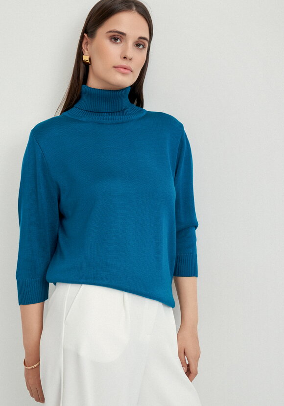 Джемпер-водолазка с рукавом 3/4 шир.  580, рис. 18