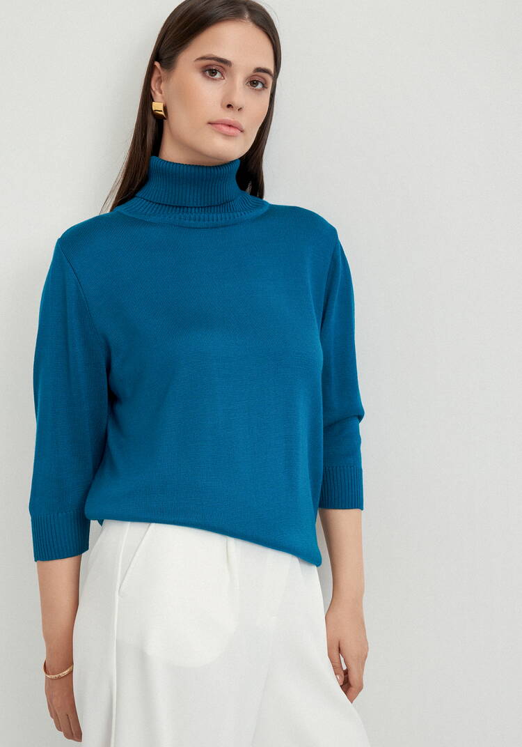 Джемпер-водолазка с рукавом 3/4 шир.  750, рис. 18