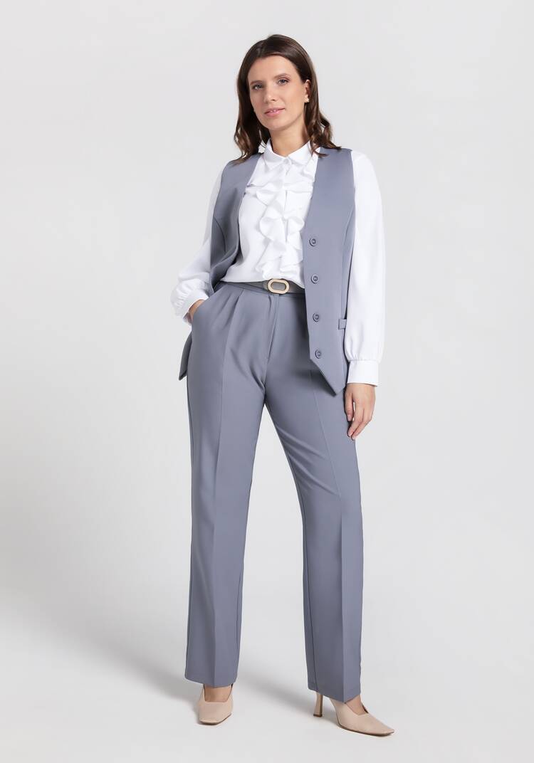 Брюки классика прямые от бедра шир.  750, рис. 6