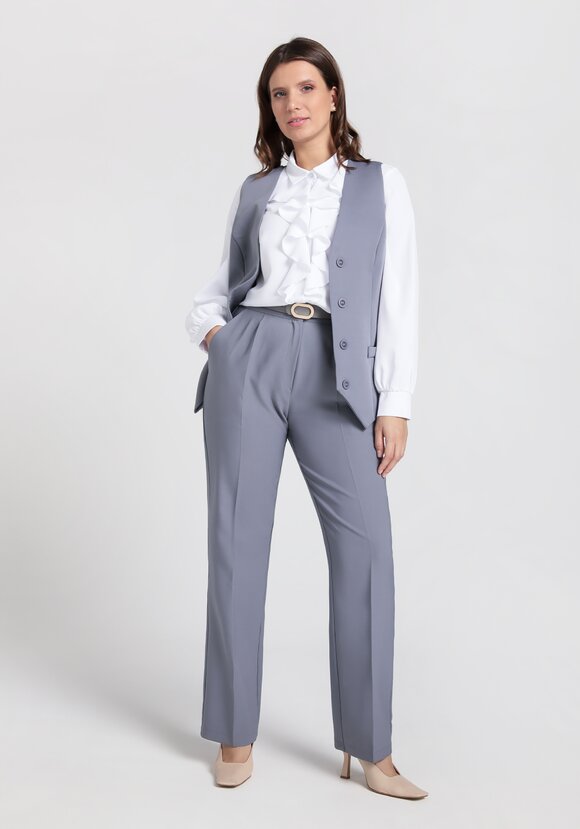 Брюки классика прямые от бедра шир.  580, рис. 6