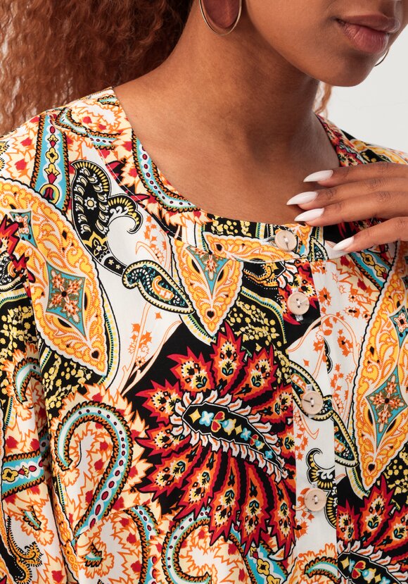 Платье свободного силуэта с рюшей по рукавам шир.  580, рис. 14