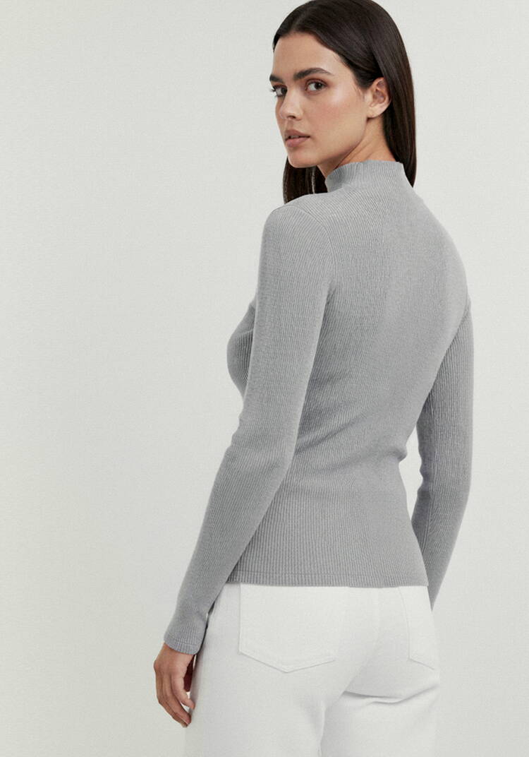 Джемпер с цельнокроеной стойкой шир.  750, рис. 25