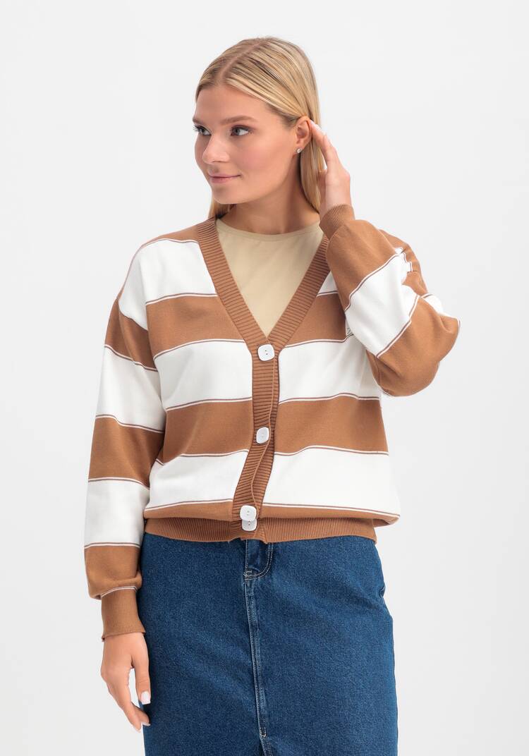 Кардиган в полоску Татьяна шир.  750, рис. 12