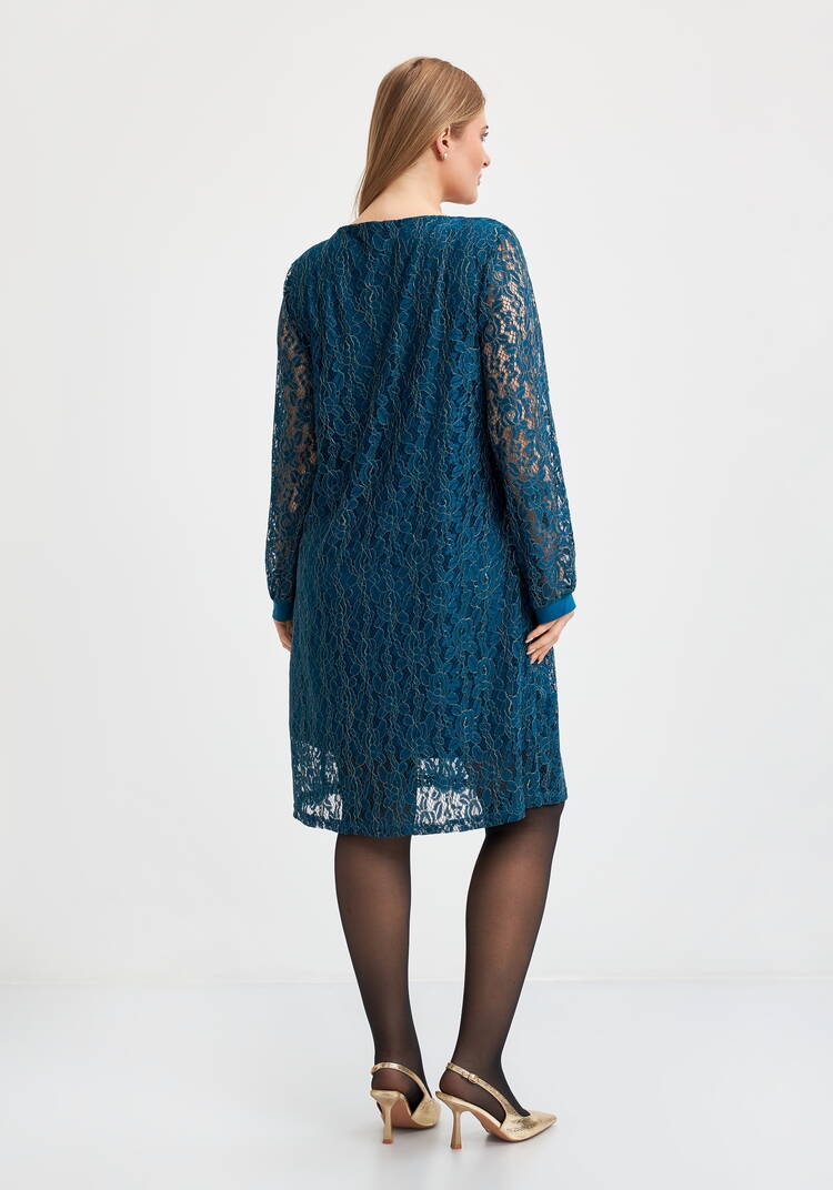 Платье нежные кружева шир.  750, рис. 8