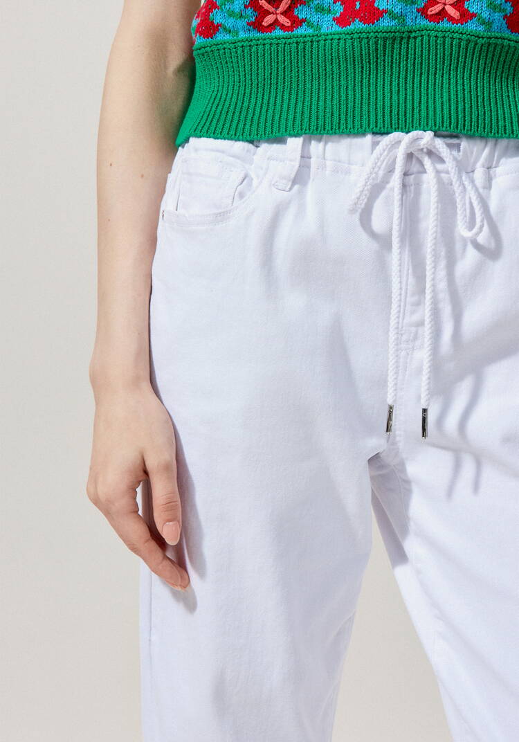 Джинсы с резинкой по поясу шир.  750, рис. 13